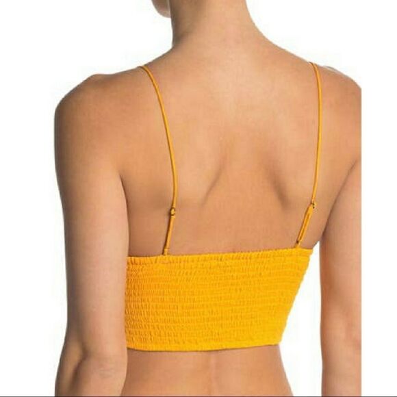 Free People Carina Bralette Mango - Size XS - Picture 2 of 8